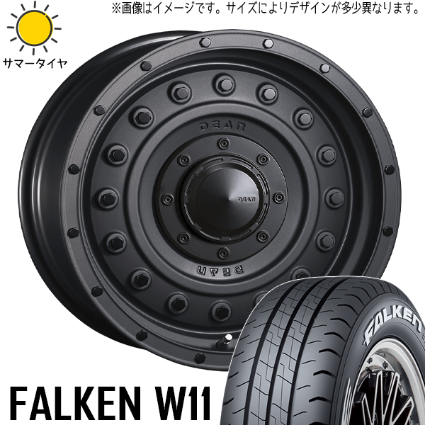 新品 アルファード 215/65R16 16インチ ファルケン W11 ディーン コロラド 7.0J +37 5/114.3 サマータイヤ ホイール 4本SET_画像1