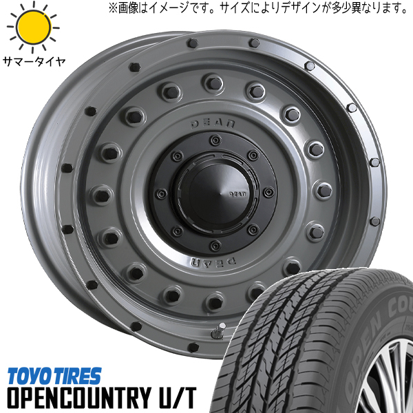 新品 ハイエース 215/65R16 16インチ TOYO オープンカントリー U/T DEAN コロラド 6.5J +38 6/139.7 サマータイヤ ホイール 4本SET_画像1