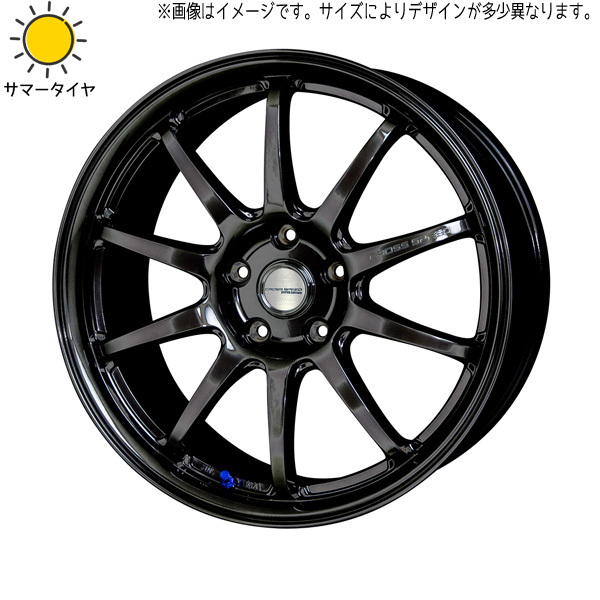 新品 スバル インプレッサ WRX 245/40R18 輸入タイヤ クロススピード CR10 18インチ 8.5J +55 5/114.3 サマータイヤ ホイール 4本SET