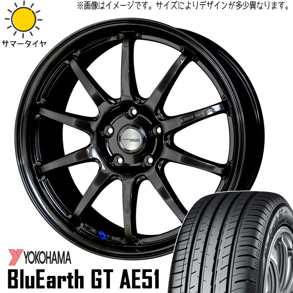 新品 NBOX タント スペーシア 165/55R15 Y/H GT AE51 クロススピード CR10 15インチ 4.5J +45 4/100 サマータイヤ ホイール 4本SET