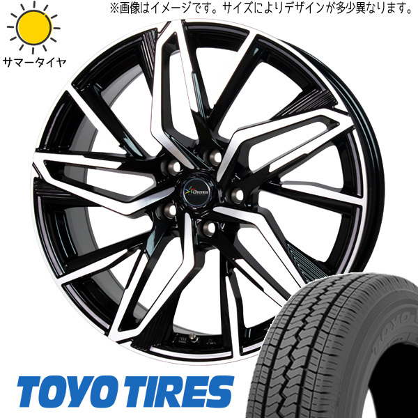 新品 サクシード 155/80R14 88/86 トーヨータイヤ V02E クロノス CH112 14インチ 5.0J +38 4/100 サマータイヤ ホイール 4本SET_画像1