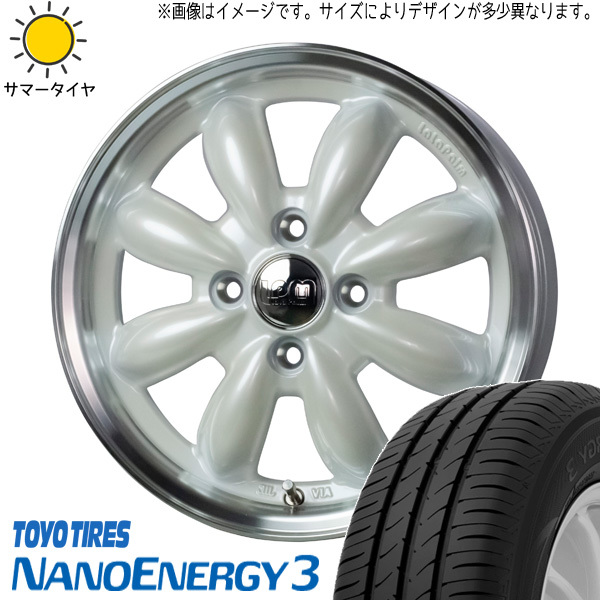 新品 アクア クロスビー スイフト 175/65R15 TOYO ララパーム カップ2 15インチ 5.5J +45 4/100 サマータイヤ ホイール 4本SET_画像1