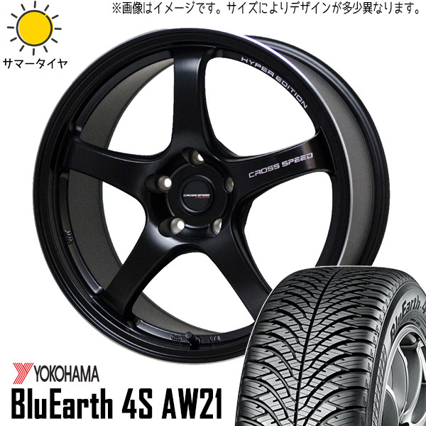 新品 スバル インプレッサ WRX 245/40R18 Y/H 4S AW21 CR5 18インチ 8.5J +55 5/114.3 オールシーズンタイヤ ホイール 4本SET_画像1