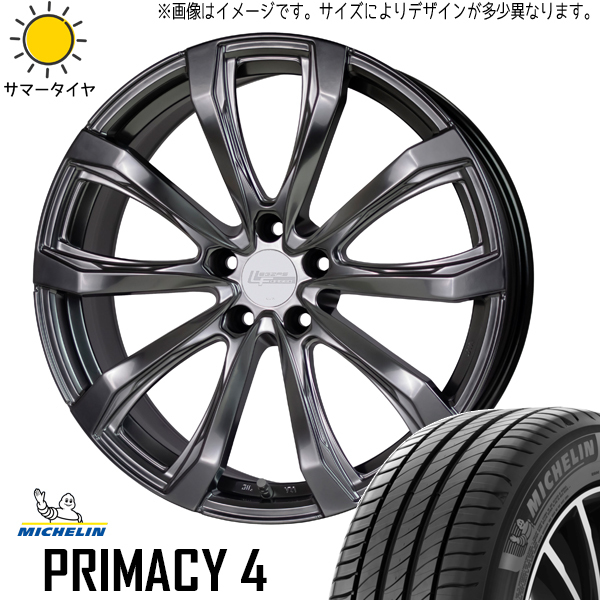 新品 アルファード ハリアー 245/45R19 MICHELIN プライマシー 4 FS-01 鍛造 19インチ 8.0J +42 5/114.3 サマータイヤ ホイール 4本SET_画像1