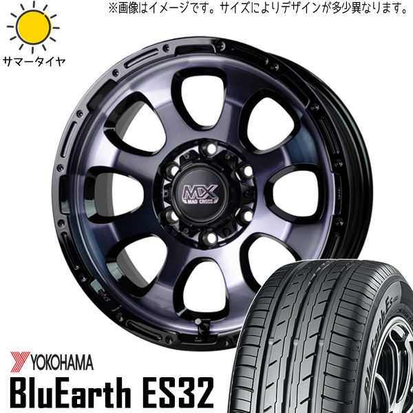 新品 キックス ジューク オフロード 205/65R16 16インチ Y/H ES32 MADCROSS グレイス 7.0J +38 5/114.3 サマータイヤ ホイール 4本SET