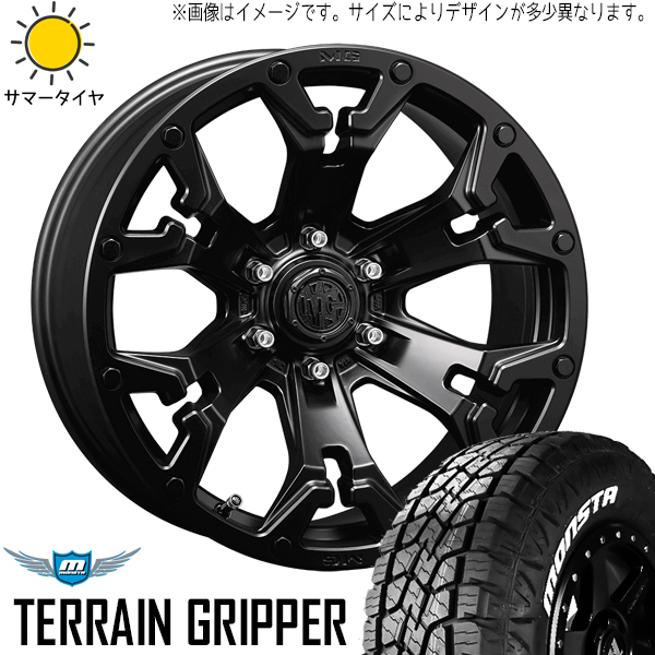 新品 FJ ハイラックス プラド 285/55R20 20インチ モンスタ マーテルギア ゴーレム 8.5J +20 6/139.7 サマータイヤ ホイール 4本SET_画像1