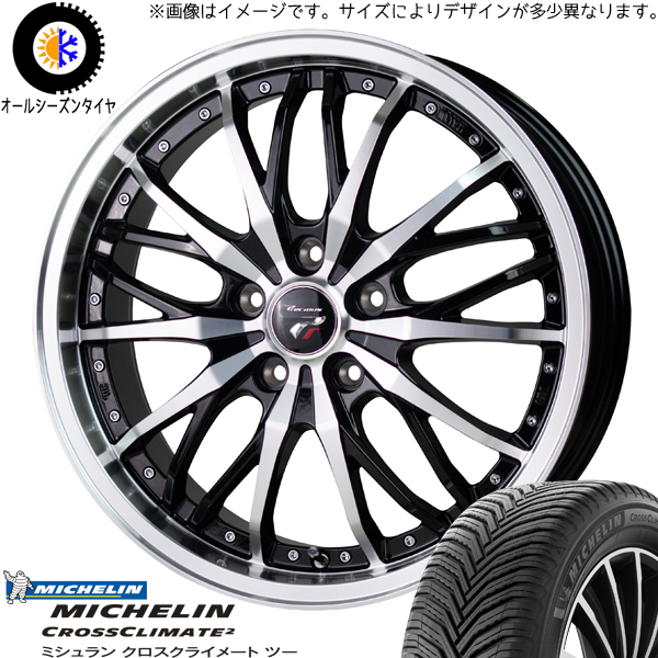 新品 ヤリスクロス CX-3 215/50R18 ミシュラン HM3 18インチ 7.0J +48 5/114.3 オールシーズンタイヤ ホイール 4本SET_画像1