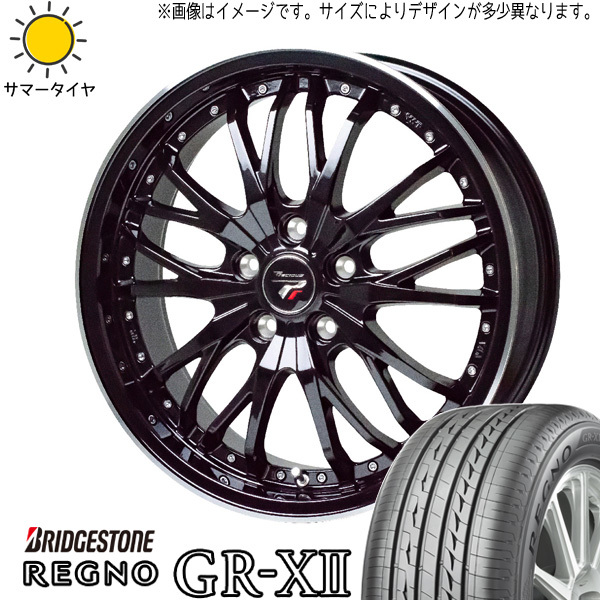 新品 アルファード ハリアー 245/45R19 BS レグノ GRX2 プレシャス HM3 19インチ 8.0J +38 5/114.3 サマータイヤ ホイール 4本SET_画像1