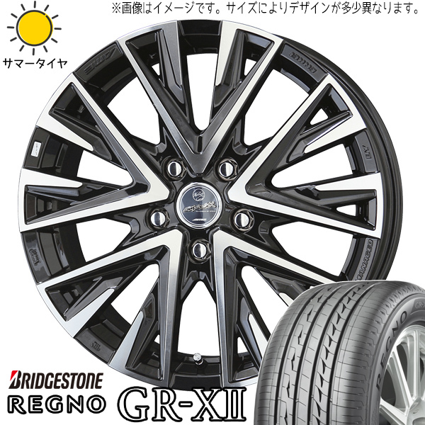 新品 シエンタ 5穴車 185/60R15 ブリヂストン レグノ GRX2 スマック レジーナ 15インチ 6.0J +43 5/100 サマータイヤ ホイール 4本SET_画像1