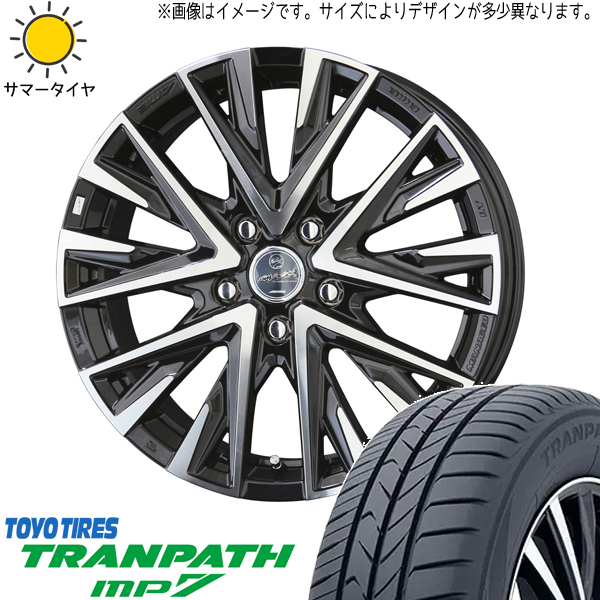 新品 ヤリスクロス CX-3 215/55R17 TOYO トランパス MP7 スマック レジーナ 17インチ 7.0J +47 5/114.3 サマータイヤ ホイール 4本SET_画像1