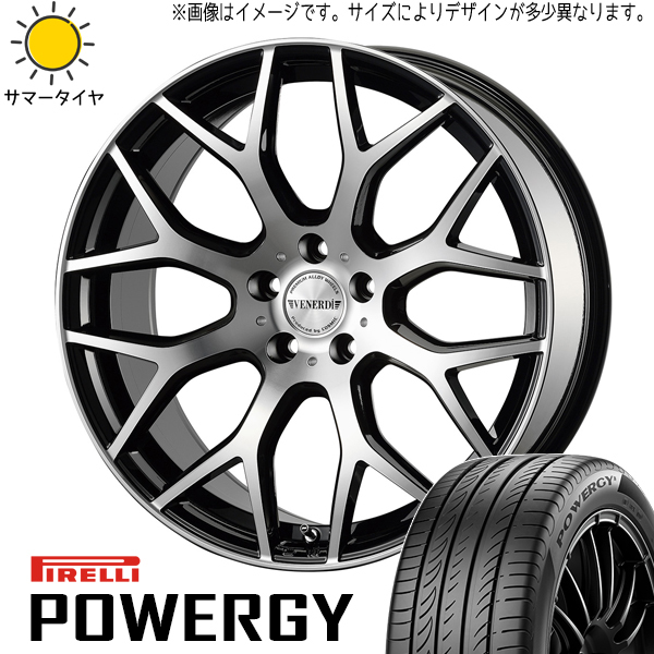 新品 クラウン CX-3 225/45R18 ピレリ パワジー ヴェネルディ レッジェーロ 18インチ 8.0J +43 5/114.3 サマータイヤ ホイール 4本SET_画像1