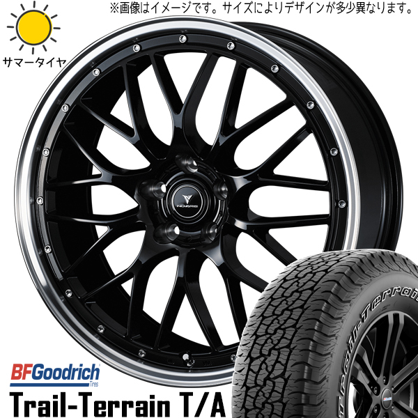 新品 レクサス NX RAV4 225/60R18 BFグッドリッチ トレイルテレーン T/A M1 18インチ 7.5J +38 5/114.3 サマータイヤ ホイール 4本SET_画像1