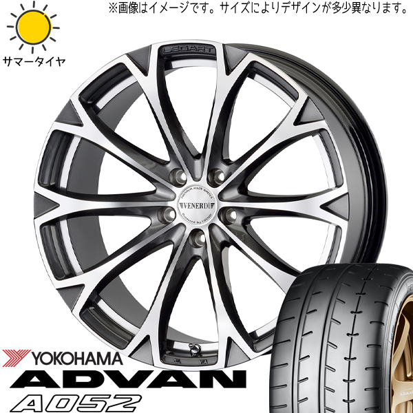 新品 スバル WRX STI WRX S4 245/40R18 Y/H ADVAN A052 ヴェネルディ レガート 18インチ 8.0J +45 5/114.3 サマータイヤ ホイール 4本SET_画像1