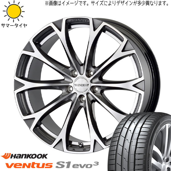 新品 GS SC カムリ クラウン 225/40R19 HANKOOK ベンタス K127 レガート 19インチ 8.0J +38 5/114.3 サマータイヤ ホイール 4本SET_画像1