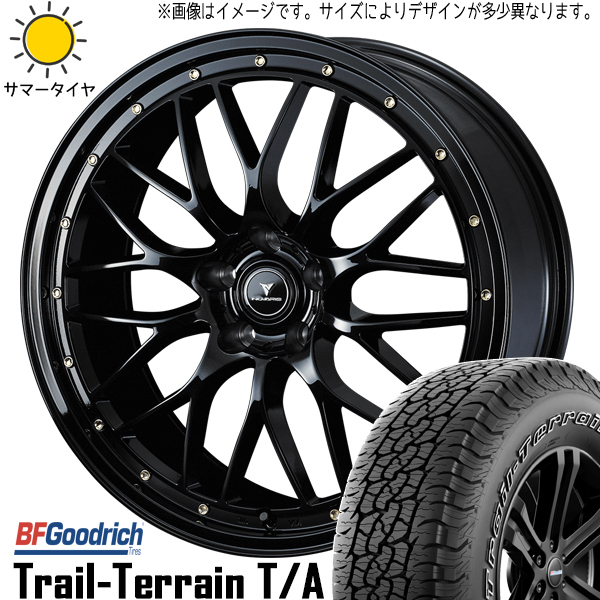 新品 アウトランダー デリカ 225/55R18 BFGoodrich トレイルテレーン T/A M1 18インチ 8.0J +42 5/114.3 サマータイヤ ホイール 4本SET_画像1