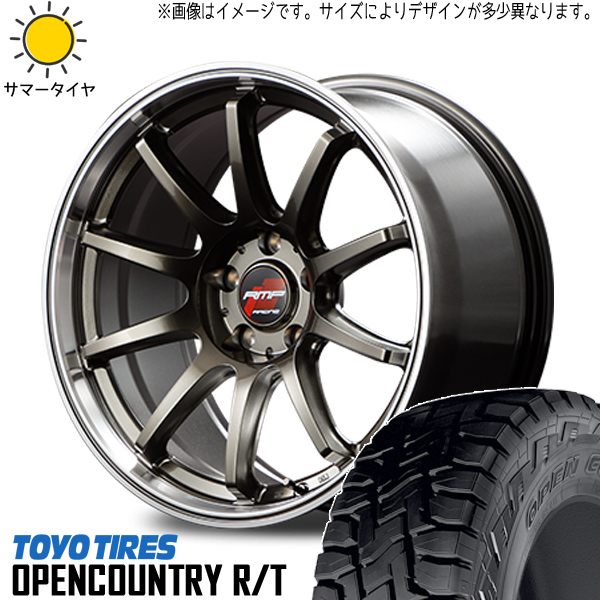 新品 レガシィ CX5 CX8 225/60R18 TOYO OPENCOUNTRY R/T RMP RACING R10 18インチ 7.5J +53 5/114.3 サマータイヤ ホイール 4本SET