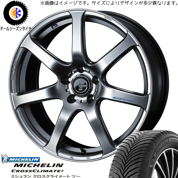 新品 セドリック 235/35R19 ミシュラン レオニス ナヴィア07 19インチ 8.0J +35 5/114.3 オールシーズンタイヤ ホイール 4本SET_画像1