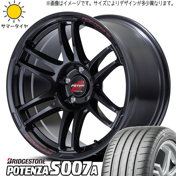 新品 スバル インプレッサ WRX 245/40R18 BS ポテンザ S007A RMP RACING R26 18インチ 8.5J +45 5/114.3 サマータイヤ ホイール 4本SET_画像1