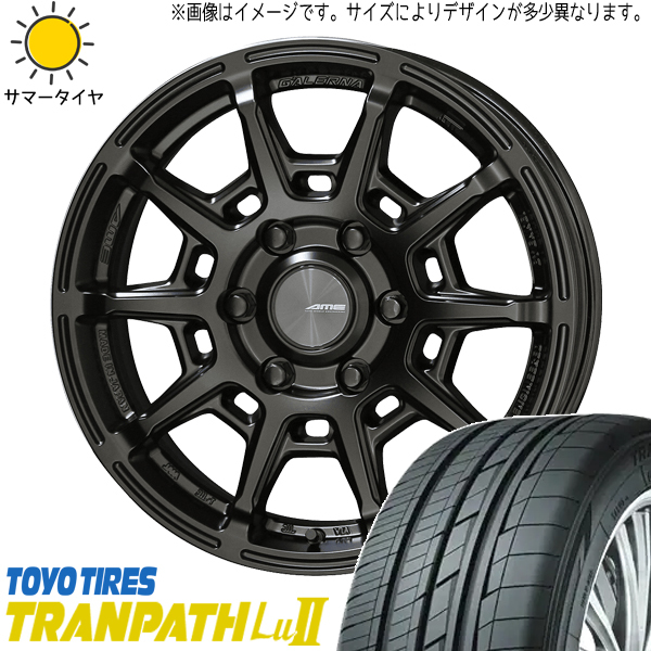 新品 アルファード 235/50R18 TOYO トランパス Lu2 ガレルナ レフィーノ 18インチ 8.0J +38 5/114.3 サマータイヤ ホイール 4本SET_画像1