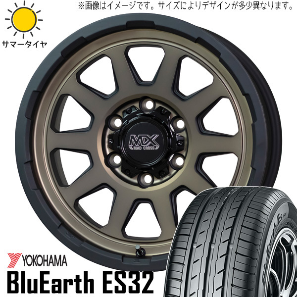 新品 NBOX タント スペーシア 165/55R15 15インチ Y/H ES32 マッドクロス レンジャー 4.5J +45 4/100 サマータイヤ ホイール 4本SET_画像1