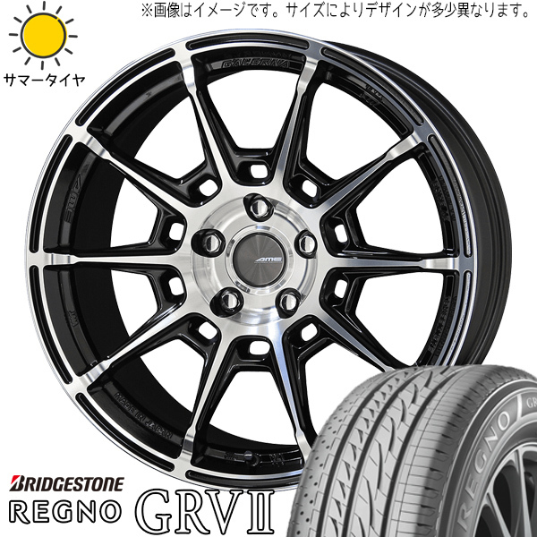 新品 アルファード フーガ 245/40R19 BS レグノ GR-V2 ガレルナ レフィーノ 19インチ 8.0J +45 5/114.3 サマータイヤ ホイール 4本SET_画像1