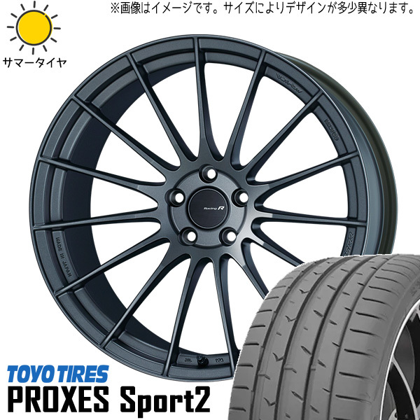 新品 フェアレディZ 245/35R19 265/35R19 PROXESスポーツ2 エンケイ RS05RR 19インチ 8.5J +35 5/114.3 サマータイヤ ホイール 4本SET_画像1