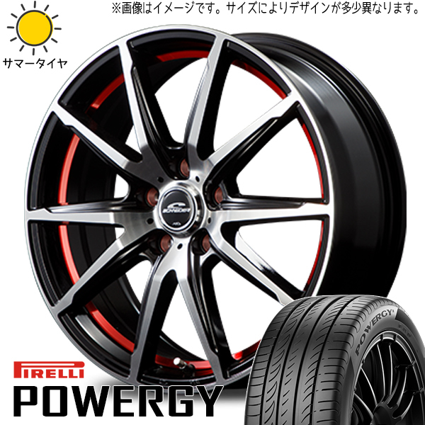 新品 シエンタ 5穴車 185/60R15 ピレリ パワジー シュナイダー RX-02 15インチ 6.0J +43 5/100 サマータイヤ ホイール 4本SET_画像1