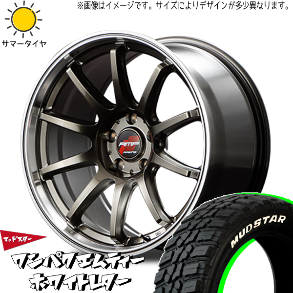 新品 スバル WRX STI WRX S4 245/40R18 マッドスター ワンパク M/T RACING R10 18インチ 8.0J +45 5/114.3 サマータイヤ ホイール 4本SET_画像1