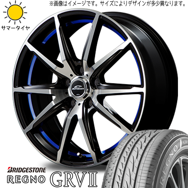 新品 アコード CU アコード CR 225/50R17 ブリヂストン レグノ GR-V2 RX-02 17インチ 7.0J +53 5/114.3 サマータイヤ ホイール 4本SET_画像1