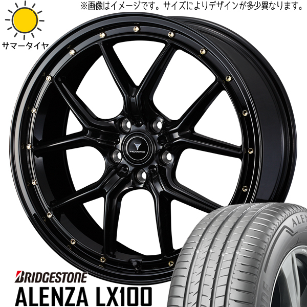 新品 レガシィアウトバック CX5 CX8 225/60R18 BS アレンザ LX100 S1 18インチ 7.5J +53 5/114.3 サマータイヤ ホイール 4本SET_画像1