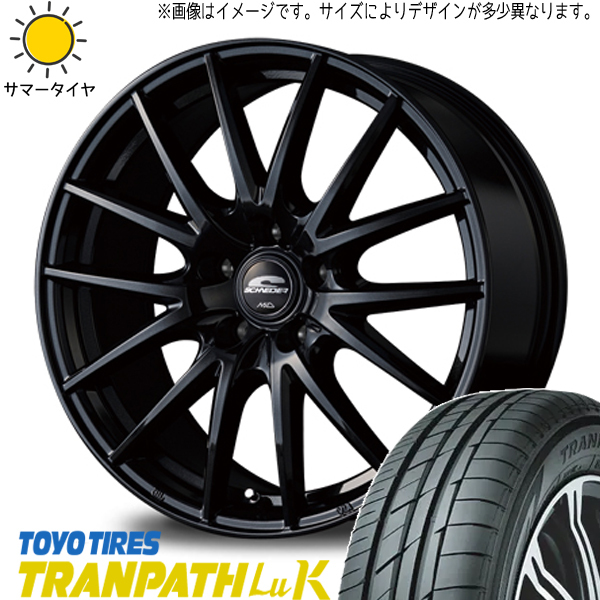 新品 軽自動車用 155/65R14 TOYO トランパス Luk シュナイダー SQ27 14インチ 5.5J +45 4/100 サマータイヤ ホイール 4本SET_画像1