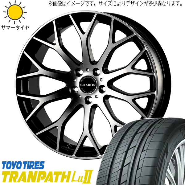 新品 アルファード 235/50R18 TOYO トランパス Lu2 ヴェネルディ シャロン 18インチ 7.5J +38 5/114.3 サマータイヤ ホイール 4本SET_画像1