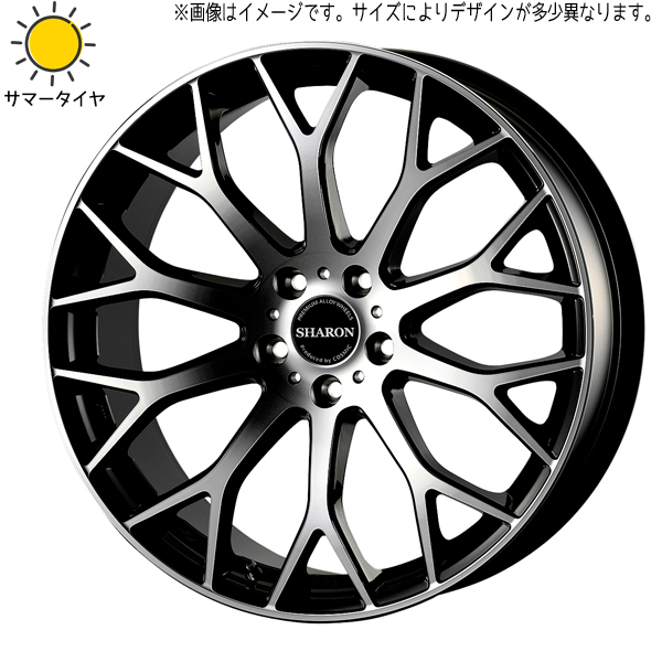 新品 アルファード 245/35R20 おすすめ輸入タイヤ ヴェネルディ シャロン 20インチ 8.5J +38 5/114.3 サマータイヤ ホイール 4本SET_画像1