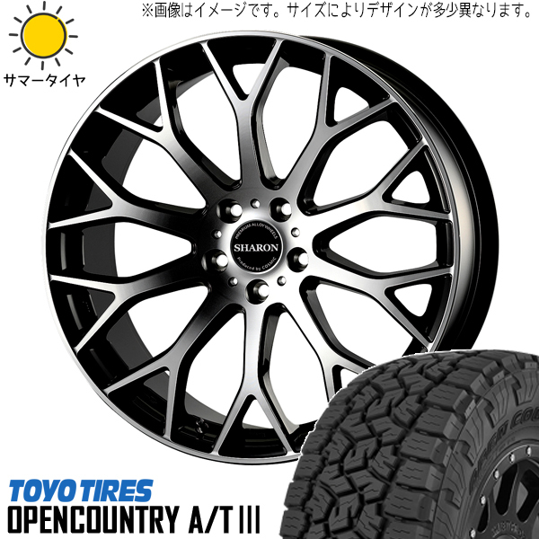 新品 アリア アウトランダー CX60 235/60R18 TOYO OPENCOUNTRY A/T3 シャロン 18インチ 7.5J +38 5/114.3 サマータイヤ ホイール 4本SET_画像1