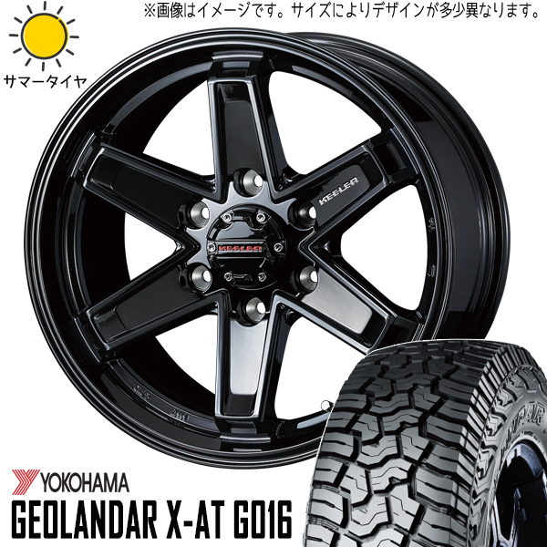 新品 FJ プラド ハイラックス 285/60R18 18インチ Y/H X-AT G016 キーラー タクティクス 8.0J +25 6/139.7 サマータイヤ ホイール 4本SET_画像1