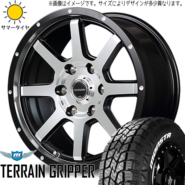 新品 ジムニー AZオフロード 175/80R16 モンスタタイヤ WF-8 16インチ 5.5J +22 5/139.7 サマータイヤ ホイール 4本SET