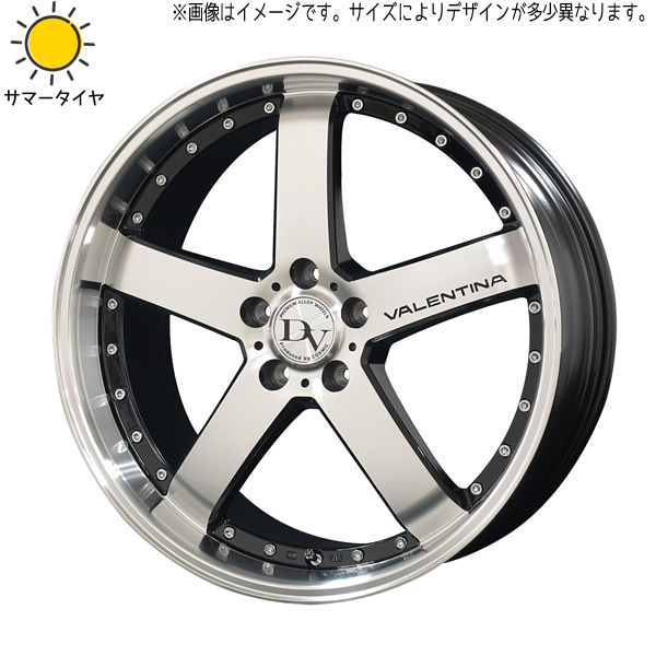 新品 アルファード CX30 245/35R20 ディアボレット ヴァレンティーナ 20インチ 8.5J +45 5/114.3 サマータイヤ ホイール 4本SET_画像1