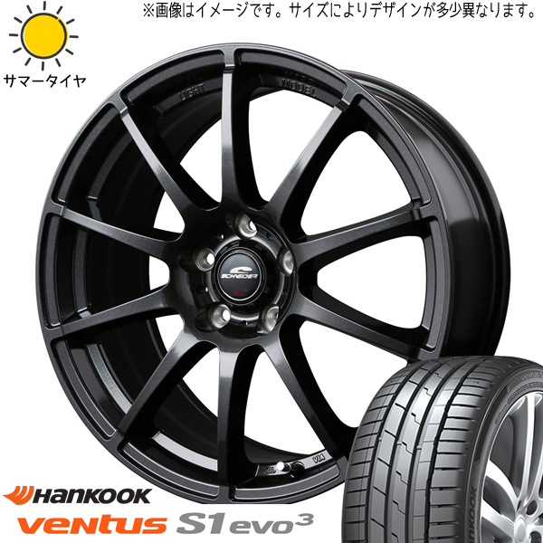 新品 スバル WRX STI WRX S4 245/40R18 ハンコック プライム4 シュナイダー 18インチ 8.0J +45 5/114.3 サマータイヤ ホイール 4本SET_画像1