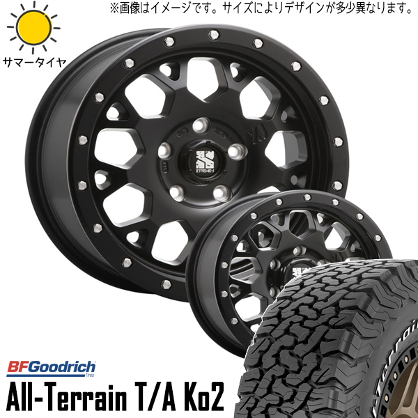 新品 ハイラックスサーフ 265/70R16 16インチ BFGoodrich オールテレーン T/A KO2 XJ04 8.0J +18 6/139.7 サマータイヤ ホイール 4本SET_画像1