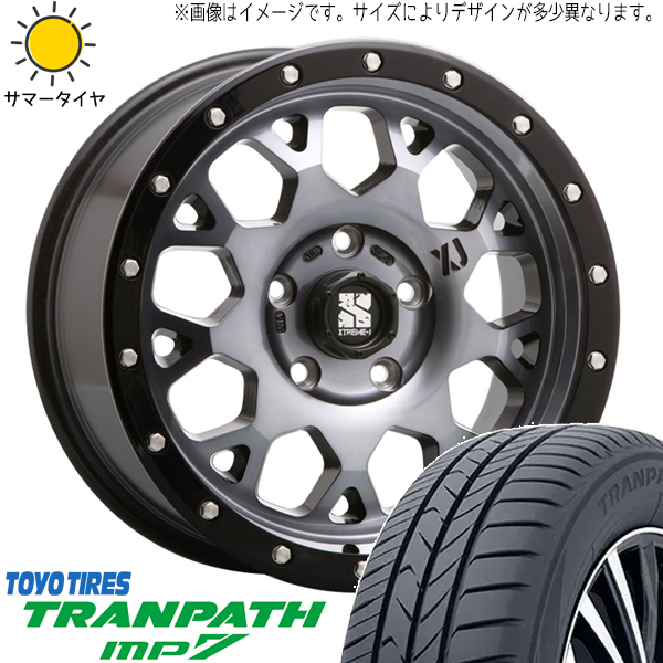 新品 プリウスα 215/50R17 17インチ TOYO トランパス MP7 MLJ エクストリームJ XJ04 7.0J +42 5/114.3 サマータイヤ ホイール 4本SET_画像1