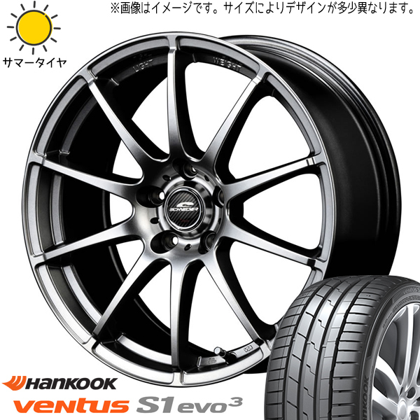 新品 スバル WRX STI WRX S4 245/40R18 ハンコック プライム4 シュナイダー 18インチ 8.0J +45 5/114.3 サマータイヤ ホイール 4本SET_画像1