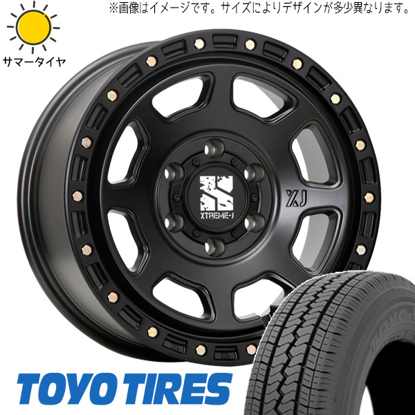 新品 ハイゼットピクシス 145/80R12 12インチ TOYO V02E MLJ エクストリームJ XJ07 4.0J +35 4/100 サマータイヤ ホイール 4本SET_画像1