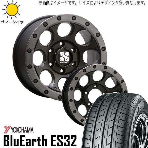 新品 スカイライン アテンザ 225/55R17 17インチ Y/H ES32 エクストリームJ XJ03 7.5J +45 5/114.3 サマータイヤ ホイール 4本SET