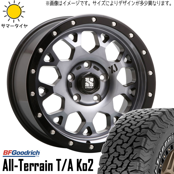 新品 FJ プラド ハイラックス 265/70R17 17インチ BFGoodrich オールテレーン KO2 XJ04 8.0J +20 6/139.7 サマータイヤ ホイール 4本SET_画像1