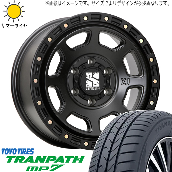 新品 プリウスα 205/60R16 16インチ TOYO トランパス MP7 MLJ エクストリームJ XJ07 7.0J +35 5/114.3 サマータイヤ ホイール 4本SET_画像1