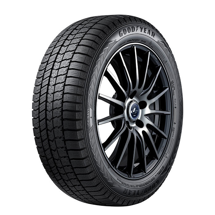 新品 プリウス インプレッサ 195/65R15 グッドイヤー ICENAVI8 M10 15インチ 6.0J +43 5/100 スタッドレス タイヤ ホイール セット 4本_画像4