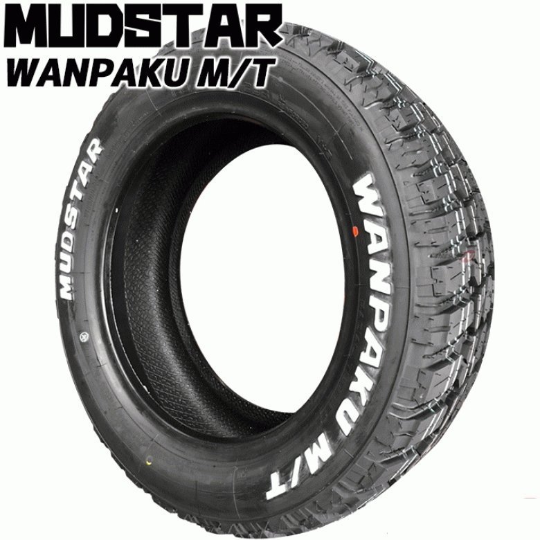 新品 サクラ スペーシアギア MUDSTAR ワンパク M/T 155/65R14 14インチ H12 ショットガン 4.5J +45 4/100 サマータイヤ ホイール 4本SET_画像2