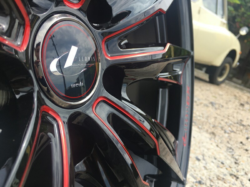 新品 ジェイド アクセラ 215/45R18 18インチ おすすめ輸入タイヤ レオニス GX 7.0J +47 5/114.3 サマータイヤ ホイール 4本SET_画像8