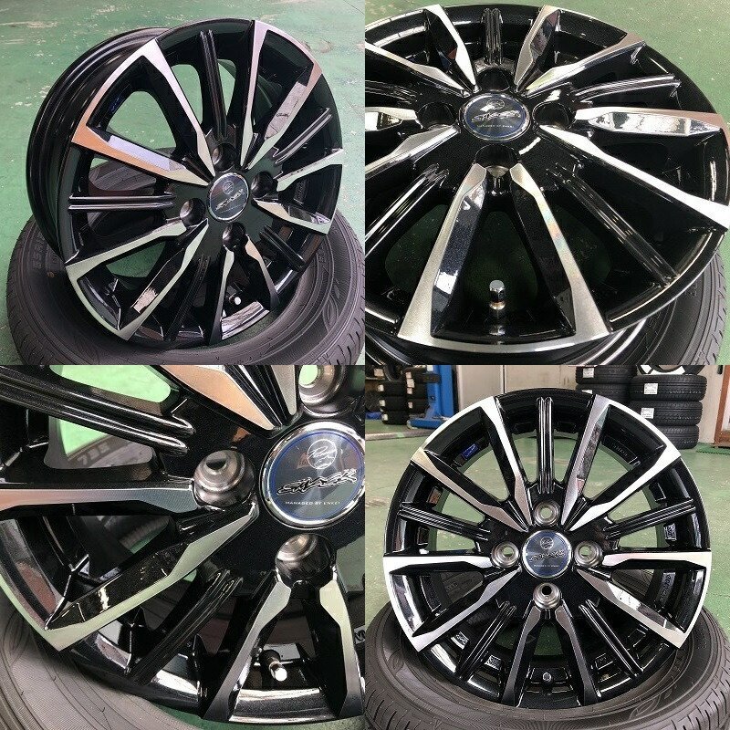 新品 ソリオ デリカD2 タフト GY ICENAVI8 165/65R15 15インチ ヴァルキリー 4.5J +45 4/100 スタッドレス タイヤ ホイール セット 4本_画像2