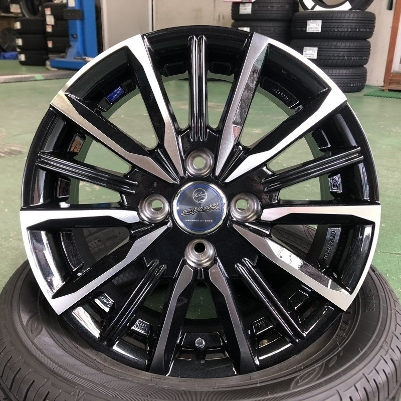 新品 タンク ルーミー トール 175/55R15 15インチ BS BLIZZAK VRX3 スマック ヴァルキリー スタッドレス タイヤ ホイール セット 4本_画像2